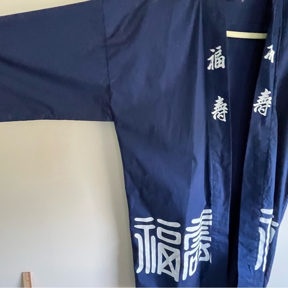 Vintage Gypsy The Clothing Collection of Pier 1 Japanese Print Kimono  Free Size - Picture 5 of 11